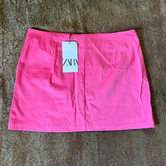 ZARA TRIM MINI SKIRT - Picture 10 of 12